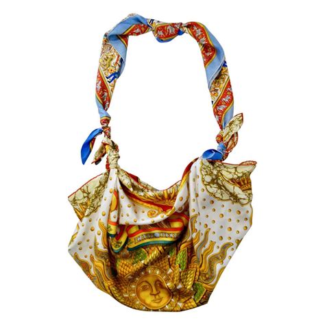 hermes handbag scarf